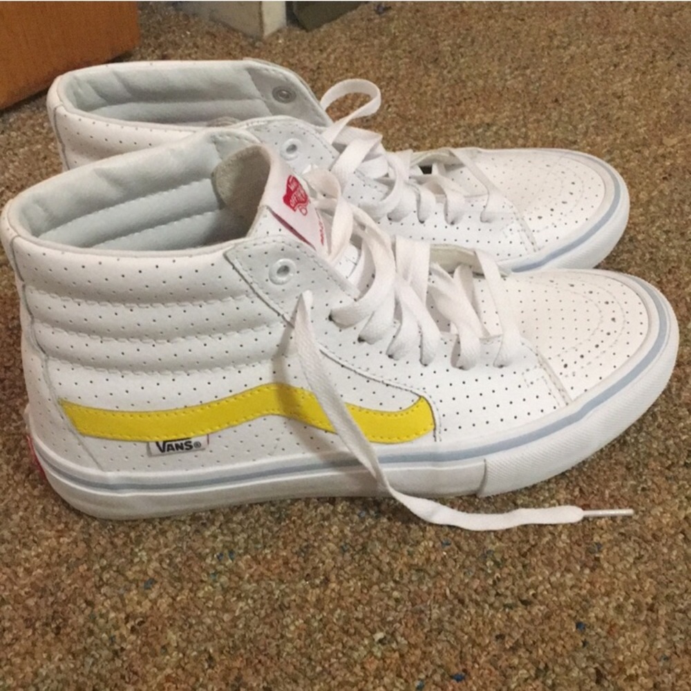 Women’s Custom high top leather vans